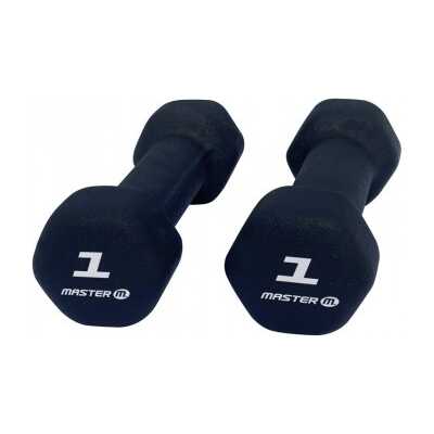 Neoprenhantlar 2x1kg Master Fitness