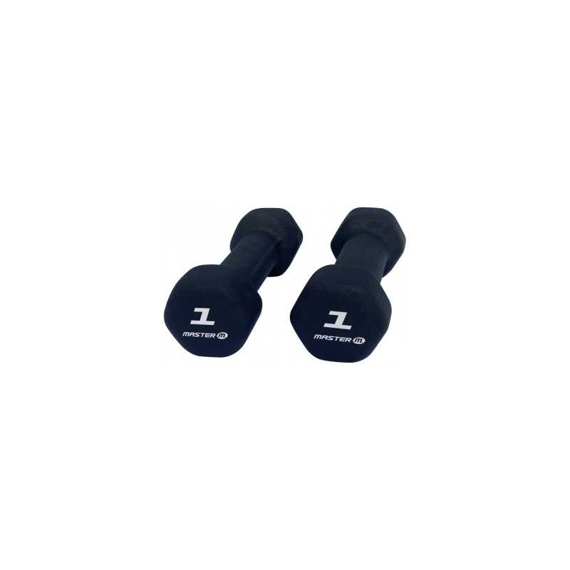 Neoprenhantlar 2x1kg Master Fitness