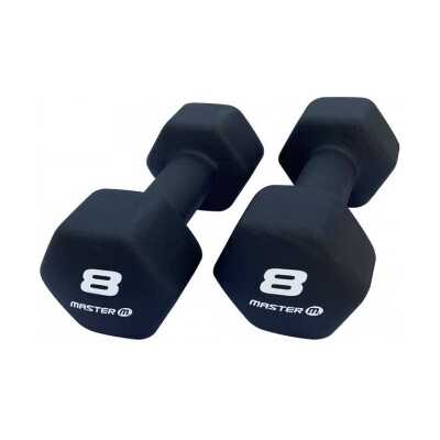 Neoprenhantlar 2x8kg Master Fitness