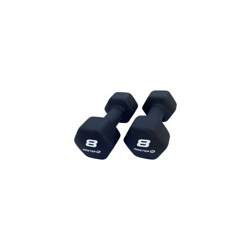 Neoprenhantlar 2x8kg Master Fitness