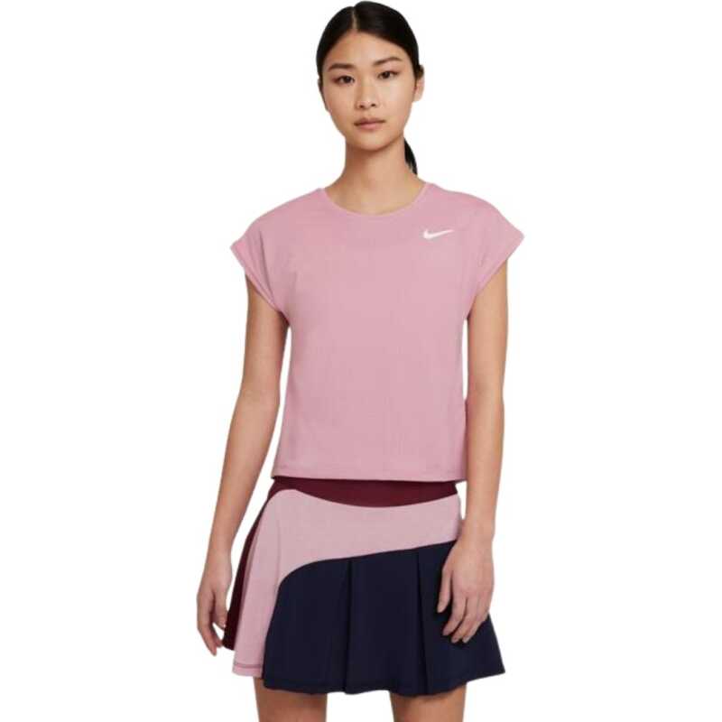 Nike Court Dri-Fit Victory Dam T-shirt Elemental Pink / White