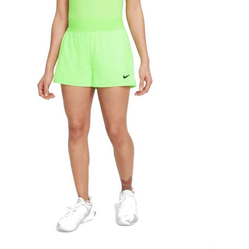 Nike Court Dri-Fit Victory Shorts Dam Lime Glow / Black Nike Court Dri-Fit Victory Shorts Dam Lime Glow / Black