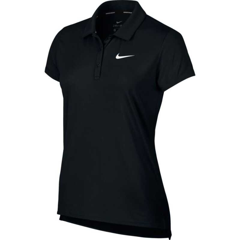 Nike Court Pure Dame Polo Sort Nike Court Pure Dame Polo Sort