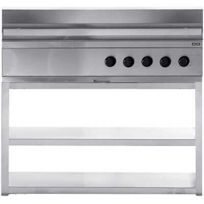 Nordic Line - Fristående gasolgrill med 5 brännare - Rostfri