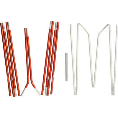 Nordisk Svalbard 1 PU (2.0) Spare Pole Set Red/Metal