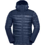 Norr⌀na Men's Falketind Down750 Hood Indigo Night
