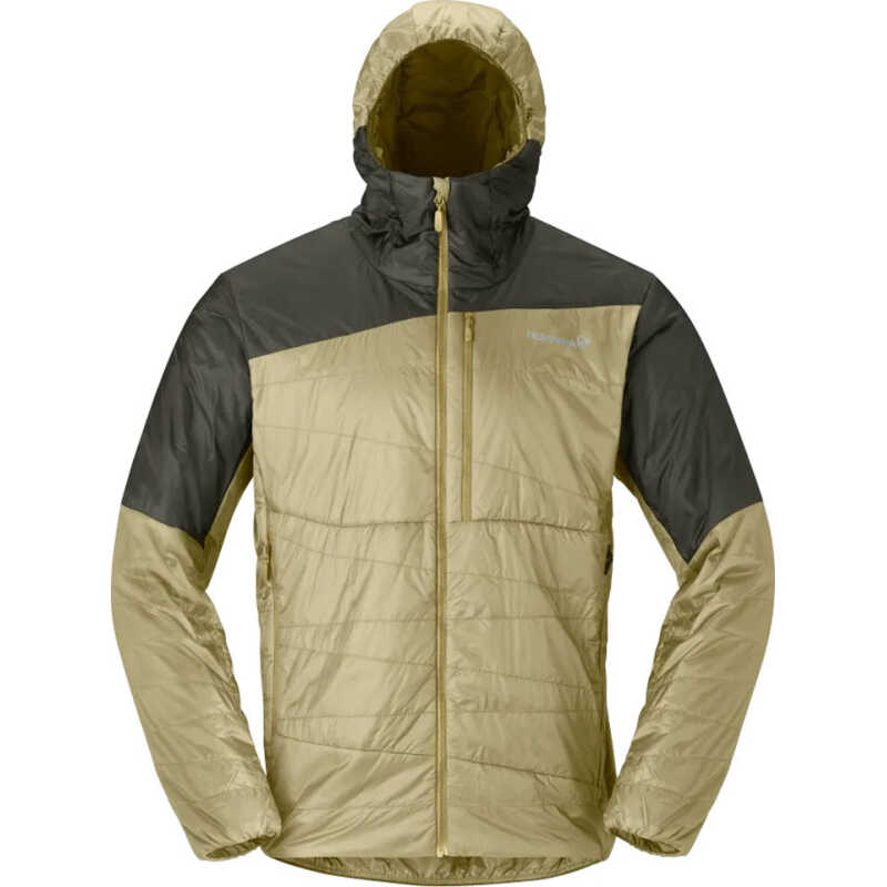 Norr⌀na Men's Falketind Thermo40 Hood Sage Green