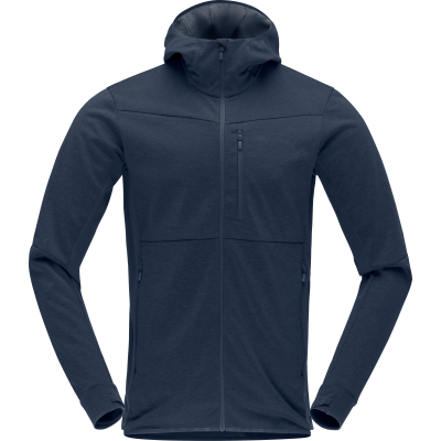 Norr⌀na Men's Falketind Warm2 Octa Hood Indigo Night
