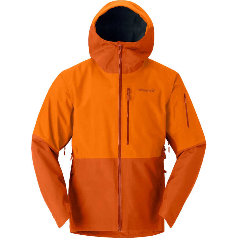 Norr⌀na Men's Lofoten GORE-TEX Jacket Gold Flame