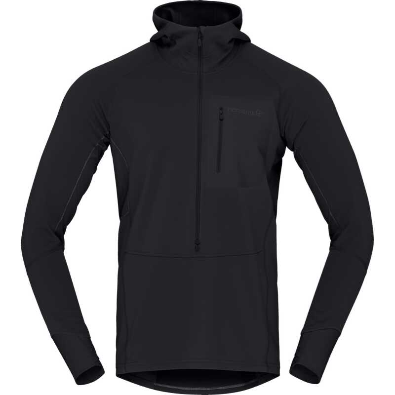 Norr⌀na Men's Senja Warm1 Hood Caviar Norr⌀na Men's Senja Warm1 Hood Caviar