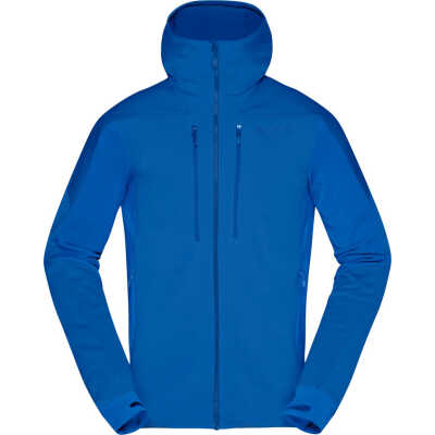 Norr⌀na Men's Trollveggen Powerstretch Pro Zip Hood Limoges