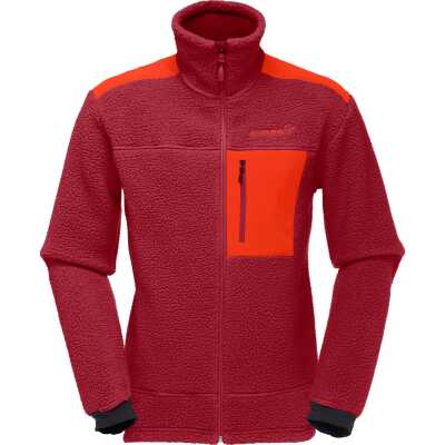 Norr⌀na Men's Trollveggen Thermal Pro Jacket Rhubarb