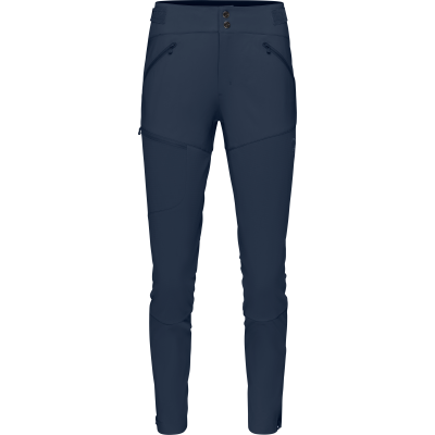 Norr⌀na Women's Falketind Rugged Slim Pants Indigo Night