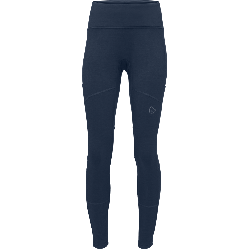 Norr⌀na Women's Femund Warmwool Flex2 Tights Indigo Night