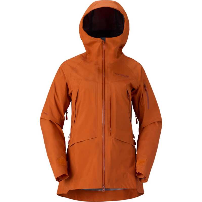 Norr⌀na Women's M⌀re GORE-TEX Jacket Gold Flame Norr⌀na Women's M⌀re GORE-TEX Jacket Gold Flame