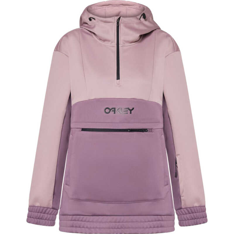 Oakley Women's Tnp Nose Grab Softshell Hoodie Double Toadstool