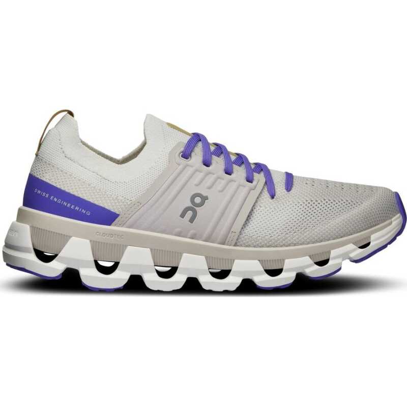 On Women's Cloudswift 3 White - Blueberry