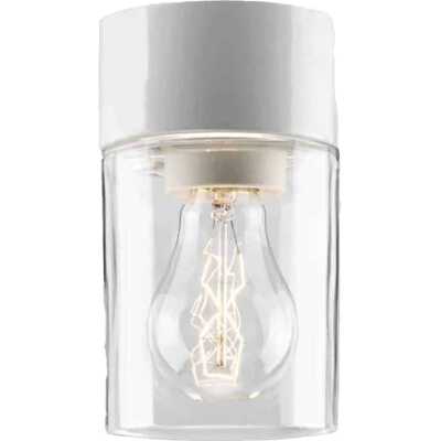 Opus 100 Bastu 175mm klarglas Vit IP44 Rak E27 max 40W tak/60W vägg