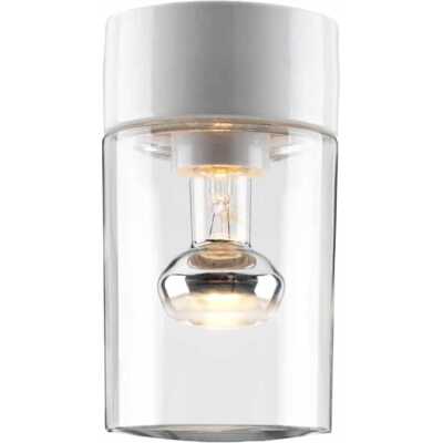 Opus 120/200 Klarglas Vit IP54 Rak E27 60W