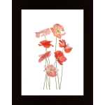 Orange Poppy Poster