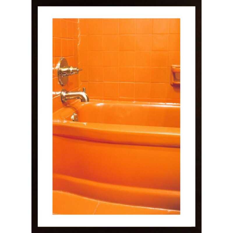 Orange Tub Poster