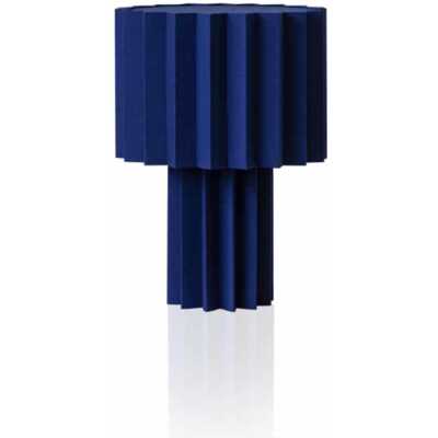 Örsjö Plissé Bordslampa Blå textil JAB Chiasso CH3002/055