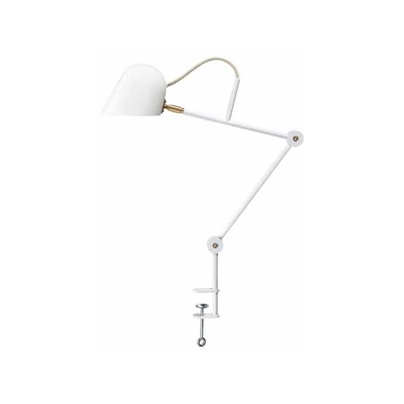 Örsjö Streck Bordslampa Klämfäste Vit