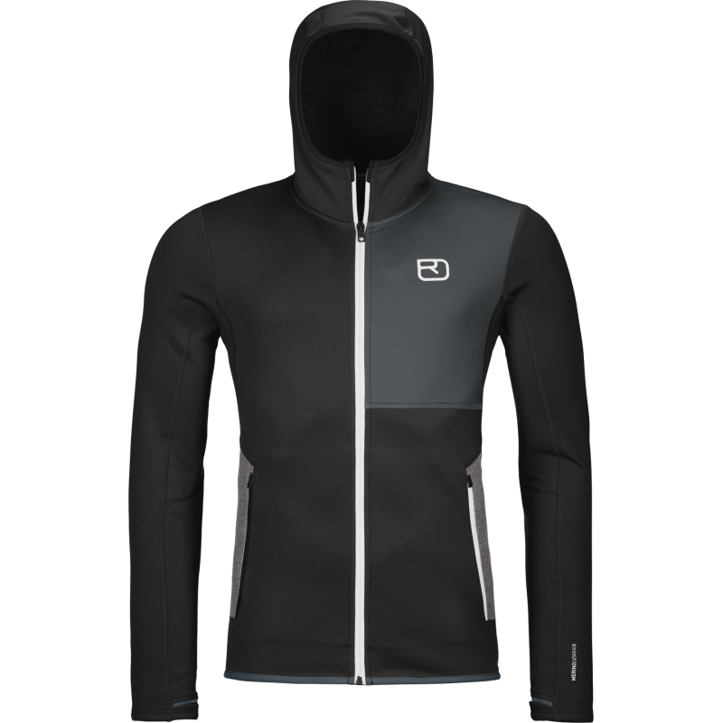 Ortovox Men's Fleece Hoody Black Raven