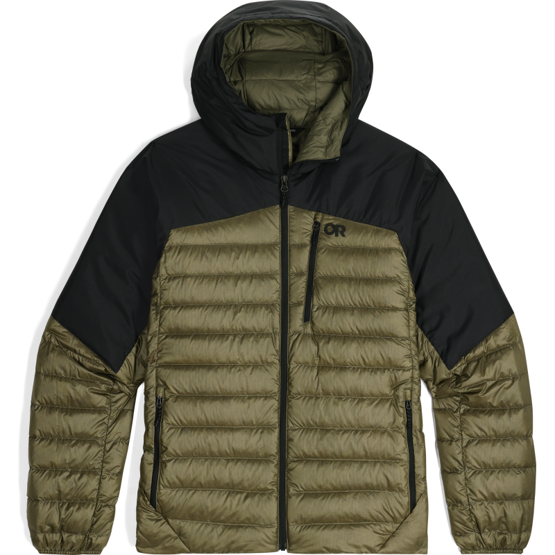 Outdoor Research Men's Helium Down Hoodie Ranger Green/Black