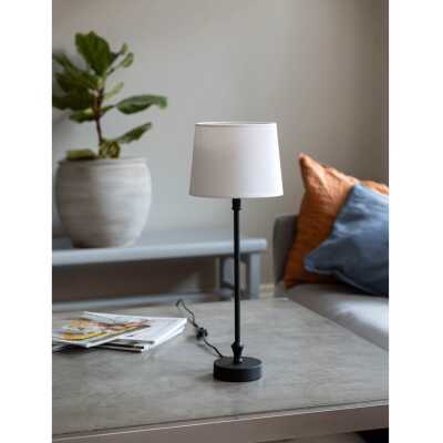 PR Home Liam lampfot svart / Sofia skärm vit