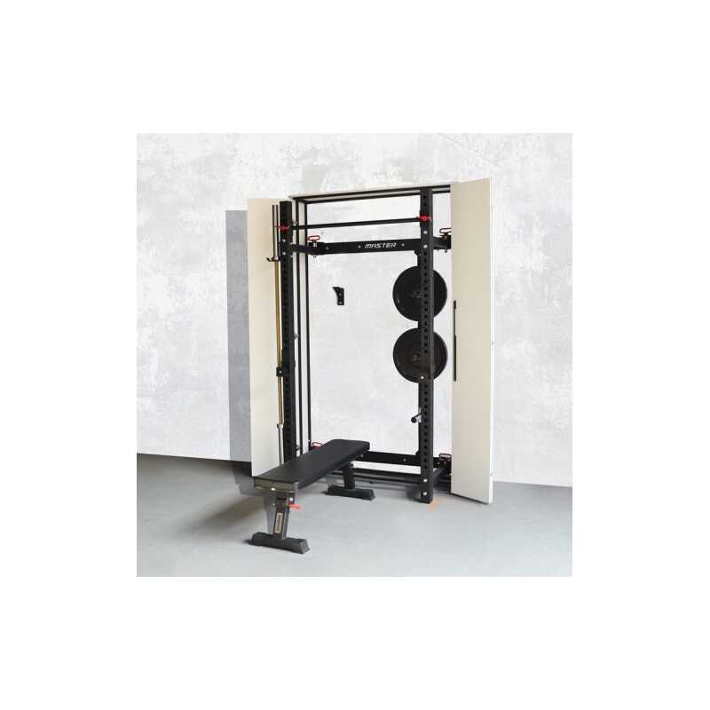 Paket med Väggmonterat Rack + Skåp Master Fitness Paket med Väggmonterat Rack + Skåp Master Fitness