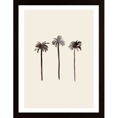 Palm Trees Ink Poster