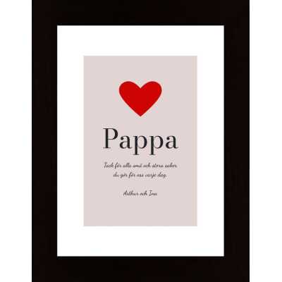 Pappa, Tack För Alla Små Och Stora Saker Du Gör För Mig Varje Dag. Poster