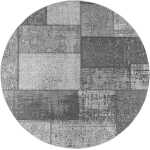 Patch Grå Rund 120 cm