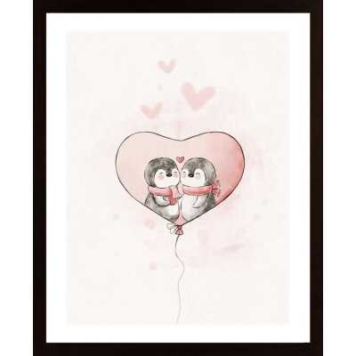 Penguin In Love Poster