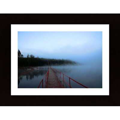 Pier On The Lake Poster