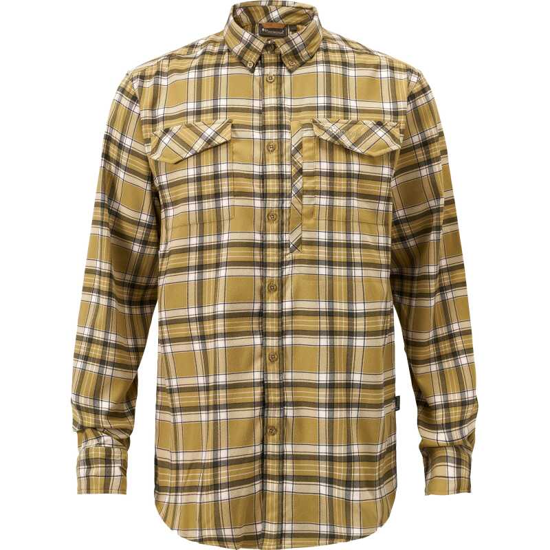 Pinewood Men's Abisko Hiking Flanell Shirt Golden Hay