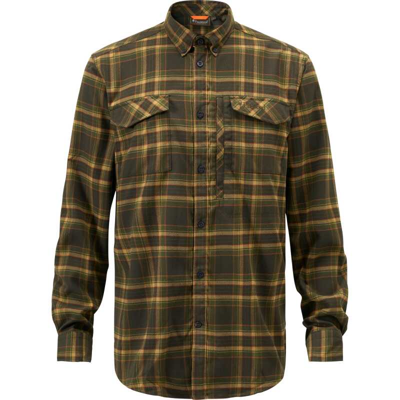 Pinewood Men's Abisko Hiking Flanell Shirt Moss Green Pinewood Men's Abisko Hiking Flanell Shirt Moss Green