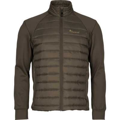 Pinewood Men's Finnveden Hybrid Power Fleece Jacket Dusty Brown