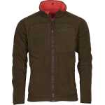 Pinewood Men's Furudal Reversible Fleece Jacket Hunting Brown/Red
