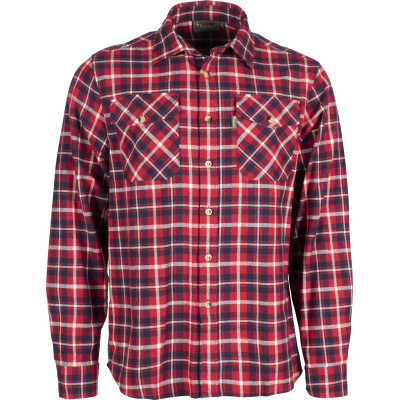 Pinewood Men's Härjedalen Shirt Red/Navy