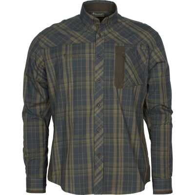 Pinewood Men's Wolf Shirt Dark Green