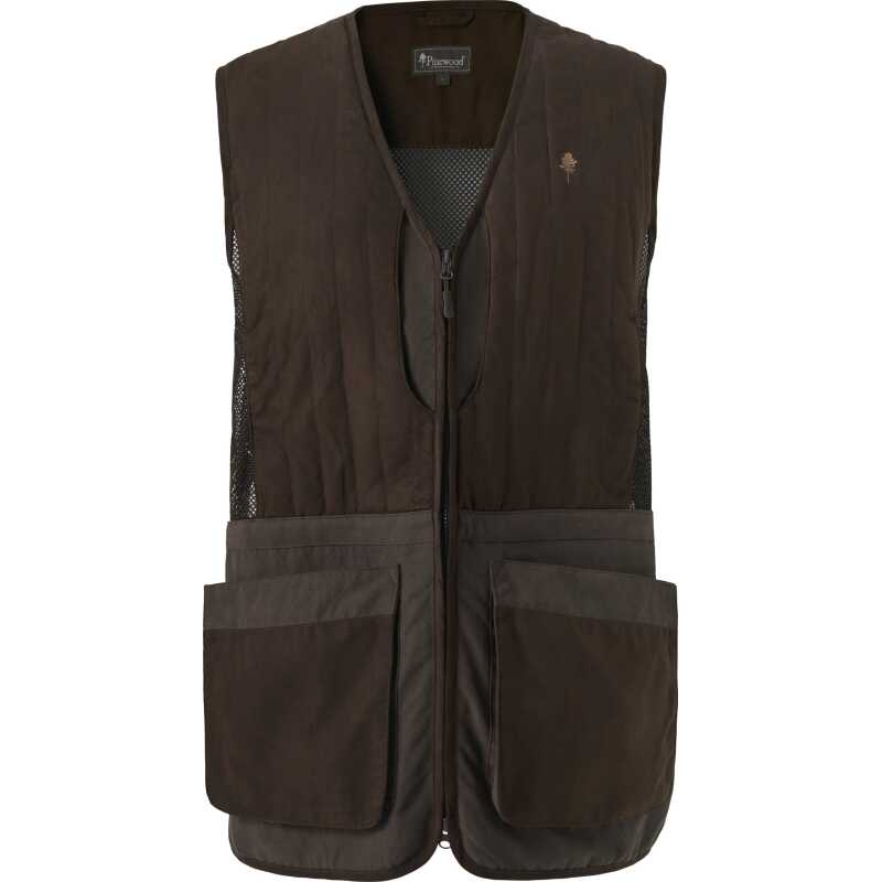 Pinewood Shooting Vest Suede Brown