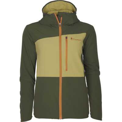 Pinewood Women's Abisko Light Stretch Jacket Goldenhay/Mossgreen