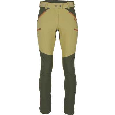 Pinewood Women's Abisko Light Stretch Pants Goldenhay/Mossgreen