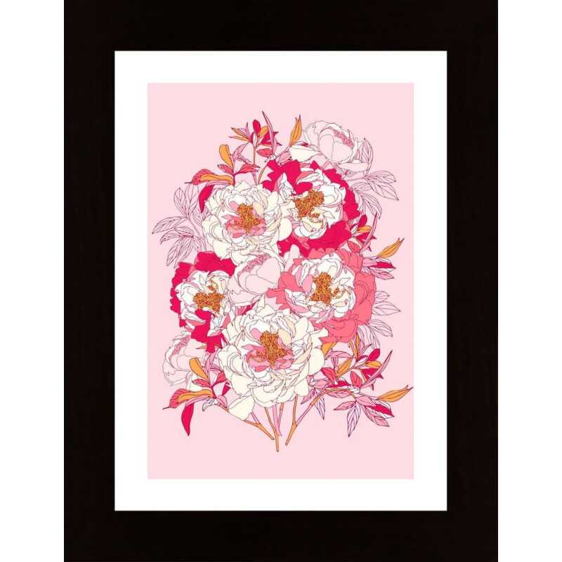 Pink Peonies Poster