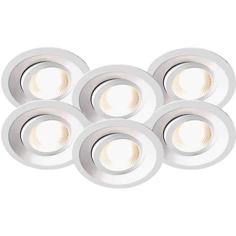 Plejd Downlight DWN-01 Tilt 8W 515lm Vit 6-pack Plejd Downlight DWN-01 Tilt 8W 515lm Vit 6-pack