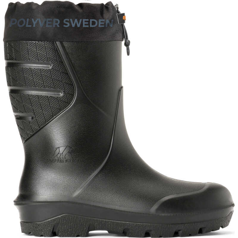 Polyver Unisex Classic Sport Mid Black Polyver Unisex Classic Sport Mid Black