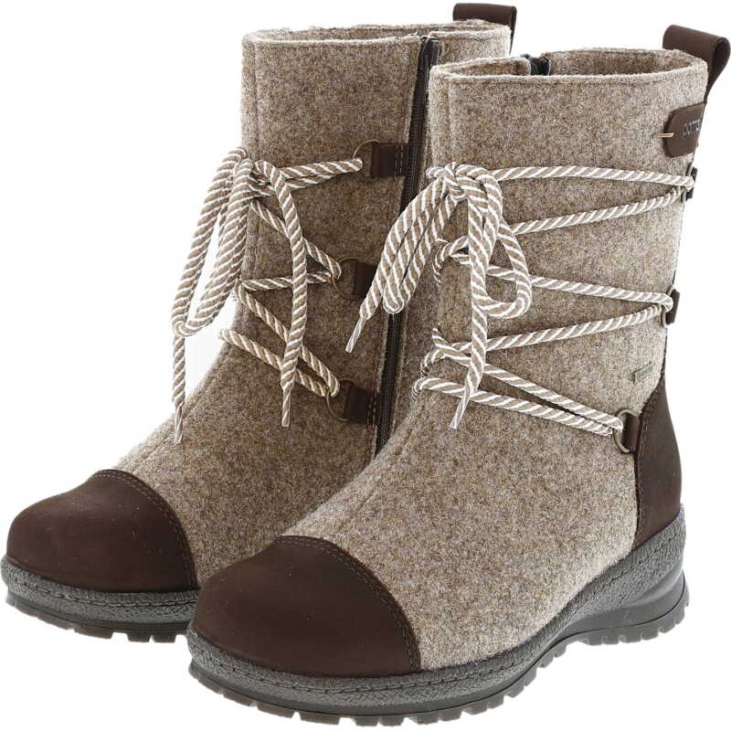 Pomar Women's Koli XW GORE-TEX® Felt Boots Sand/Brown Pomar Women's Koli XW GORE-TEX® Felt Boots Sand/Brown