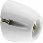 Porslinssockel Basic Vit Sned E27